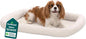 FurHaven Dog Bed for Small Dogs & Cats, Bolster Crate Pad by FurHaven