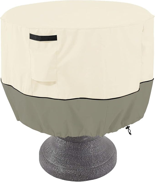 Bitubi Bird Bath Cover（24"x18"） 600D Oxford Cloth Garden Fountain Statue by PatioFurnitureCovers