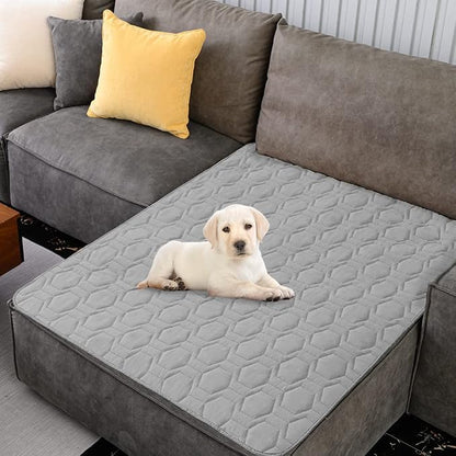 Waterproof and Non-Slip Dog Bed Cover and Pet Blanket Sofa Pet Bed Mat ，car by TcksstexFauxFurDogBedCover