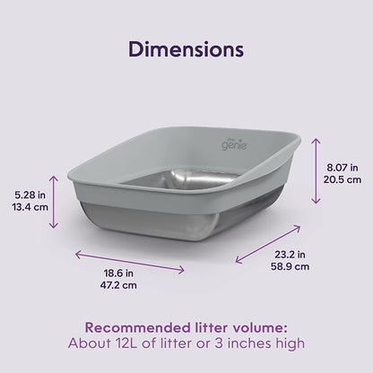 Litter Genie Platinum Stainless Steel Litter Box | Durable, Modern Design - Image 6