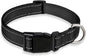 Reflective Dog Collar with Buckle Adjustable Safety Nylon Collars by BOOMIBOO