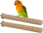 Hypeety Bird Perch Stand Natural Wood Parrot Hemp Rope Perch Birdcage by Hypeety