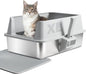 Stainless Steel Cat Litter Box by YOLLBERLifeStudio