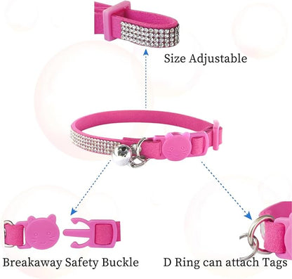 Pack of 2 Rhinestone Cat Collar Breakaway - Image 2