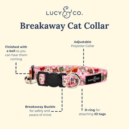 Lucy & Co. Cutie Patootie Breakaway Cat Collar - Image 2