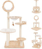 Nightcore 57” Tall Solid Wood Cat Tree by Unknown