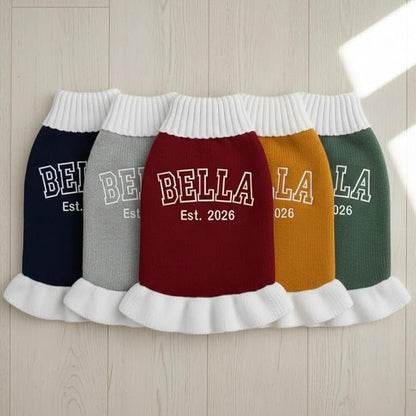 Personalized Embroidered Pet Sweater - Image 4