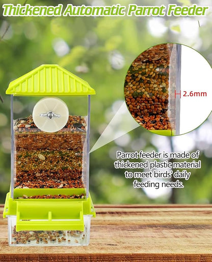 BNOSDM No Mess Automatic Bird Feeder Anti-Splash Bird Feeder Acrylic - Image 6