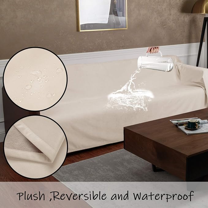 Ameritex Pet Bed Blanket Reversible 100% Waterproof Velvet Super Soft - Image 2