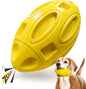 EASTBLUE Squeaky Dog Toys for Aggressive Chewers: Rubber Puppy Chew Ball by EASTBLUEpet