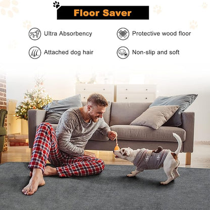 Washable Dog Pee Pads 36x36 2Pack Reusable Puppy Pads, Absorb Dog Mats Non-Slip - Image 7
