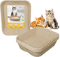 6 Pack Disposable Cat Litter Boxes, Durable Leak-Proof Cardboard Kitty Litter by Unknown