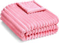 Soft Fleece Baby Blanket Ultra Cozy Pink Baby Blankets by Eonkasp
