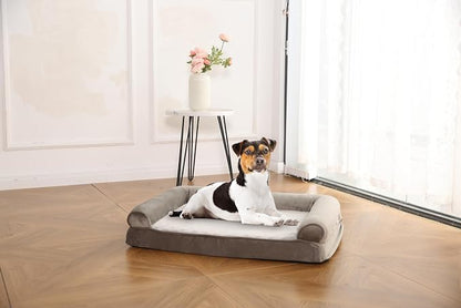 Amazon Basics Dog Bed with Cooling Gel Memory Foam, Pressure-Relief Support - Image 6
