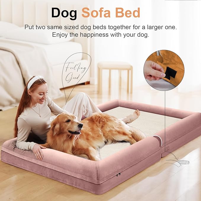 Large Dog Bed Orthopedic Washable: Beds Bolster XL Bed Big XLarge Dogs Memory - Image 3