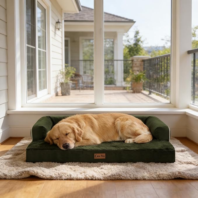 Orthopedic Dog Beds for Large Sized Dogs, Waterproof Egg Crate Foam Medium Dog - Image 9