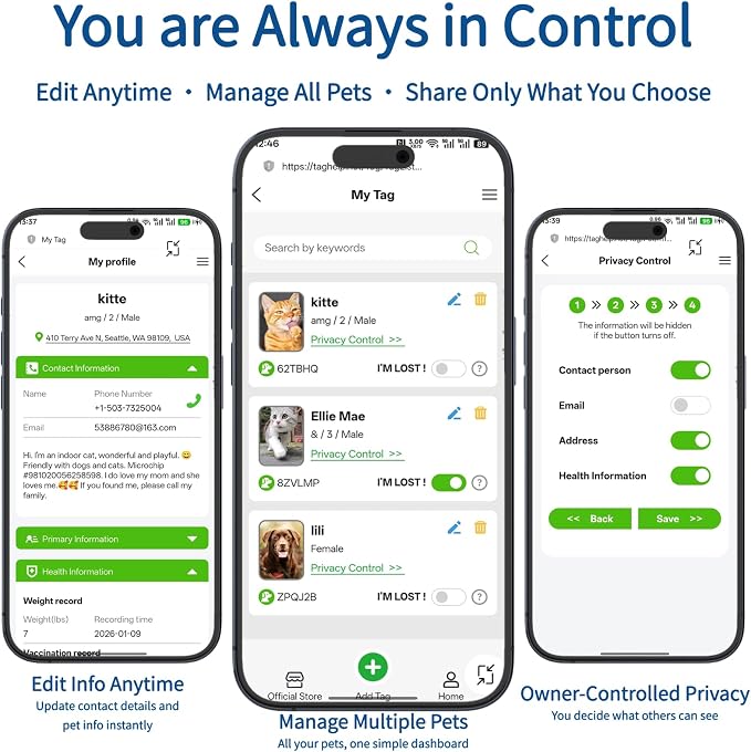 Smart QR Code Pet ID Tag for Dogs - Image 5