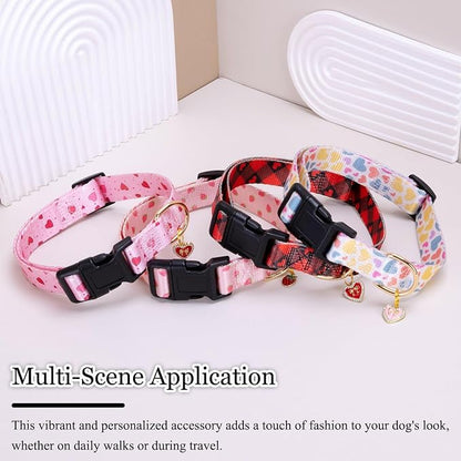 Pink Strawberry Pattern Dog Collar - Image 6