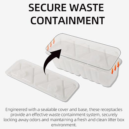 20-Pack Litter Box Waste Receptacles Compatible - Image 4