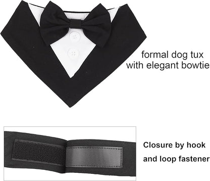 ADOGGYGO Formal Dog Tuxedo, Wedding Dog Bandana Collar - Image 4