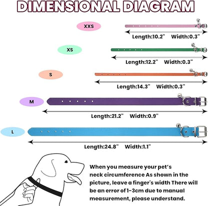 S Dog Collar for Small Dogs Adjustable Dog Collars Cat Collar for Small Medium - Image 2