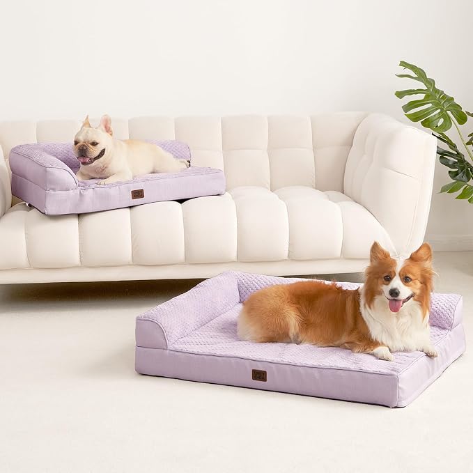 EHEYCIGA Orthopedic Dog Bed Medium Size Dogs, Memory Foam Dog Bed - Image 8