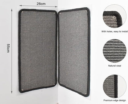 Self Adhesive Cat Scratching Mat, Wall Scratcher, Scratch Mat Cat Scratching Pad - Image 3