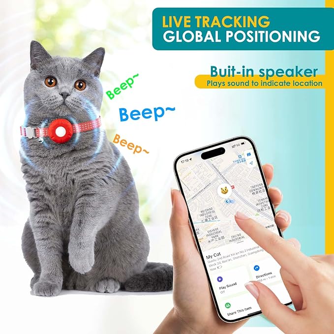 GPS Tracker for Cats, Compatible - Image 3