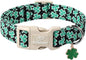 St Patricks Day Dog Collar for Medium Dogs by Babolepet