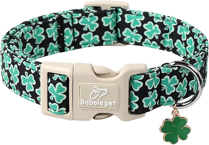 St Patricks Day Dog Collar for Small Dogs by Babolepet