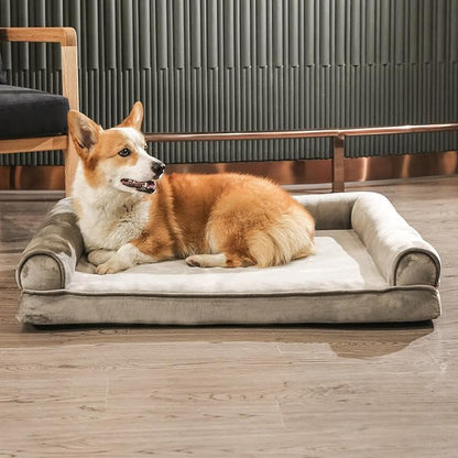 Amazon Basics Dog Bed with Cooling Gel Memory Foam, Pressure-Relief Support - Image 9