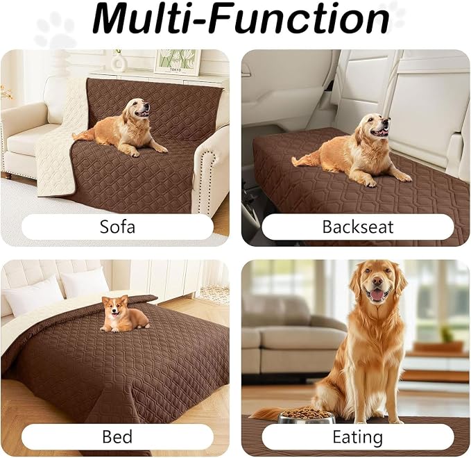 hyha Waterproof Dog Bed Blanket, Soft Pet Blankets, Waterproof Couch Cover - Image 6