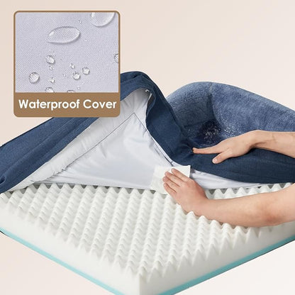EHEYCIGA Orthopedic Dog Bed for Large Sized Dog, Waterproof Liner & Washable - Image 4