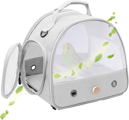 Bird Carrier, Portable Small Bird Parrot Parakeet Carrier by halinfer