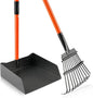 Pooper Scooper, Detachable Long Handle Dog Pooper Scoopers by ROIUBPO
