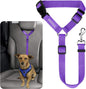 BWOGUE Pet Dog Cat Seat Belts, Car Headrest Restraint Adjustable Safety Leads by BWOGUEPetHome