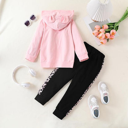 Toddler Baby Girls Clothes Long-sleeve Tie Dye Hoodie Sweatshirt Pants Hooded - Image 7