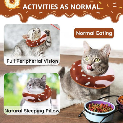 Cat Cone Collar Soft, Cat Recovery Collar - Image 3