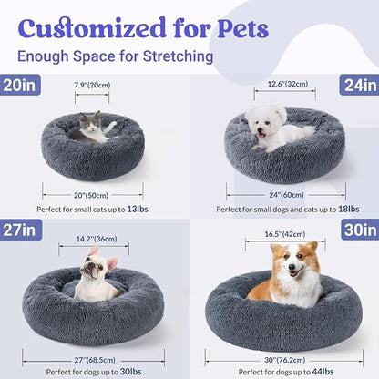 rabbitgoo Calming Dog Bed for Small Medium, 30 inches Pet Bed Machine Washable - Image 5