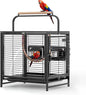 VINGLI Bird Cage, 25 inch Wrought Iron Bird Travel Carrier, Cage by VINGLI