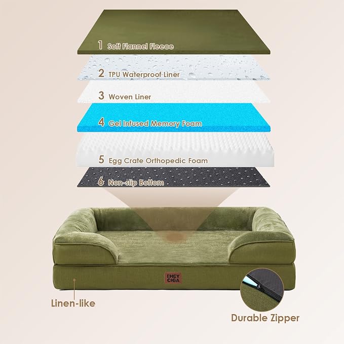 EHEYCIGA Orthopedic XXL Dog Bed - Image 5