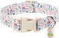 DOGWONG Cute Easter Egg Dog Collar, Adjustable Soft Egg Pet Collar by DOGWONG