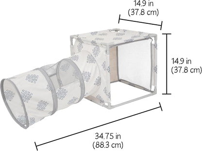 Kitty City Cozy Cat Play Furniture, Hideaway Cat Tunnel - Image 3