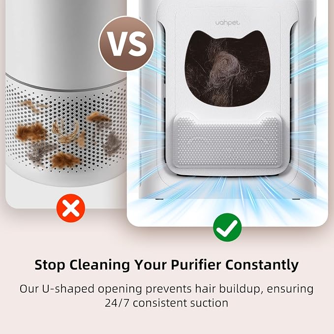 uahpet Air Purifier Slim Replacement Filter 1 Pack, True HEPA Replacement - Image 6