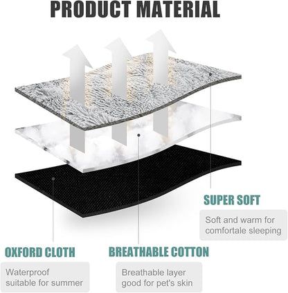 Self Warming Cat Bed, Foldable Self Heated Cat Mat Extra Warm Thermal Heating - Image 5