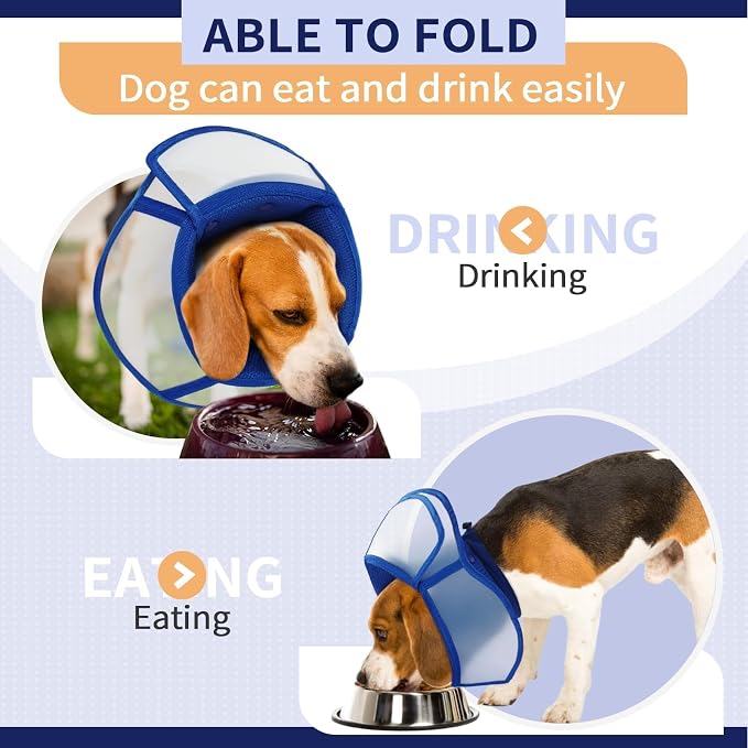 Allroaring Dog Cone Collar After Surgery, Soft Dog Cones - Image 3