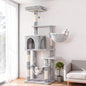 Hey-brother Cat Tree with Large Hammock, Cat Condo with Sisal-Covered by Hey-brother