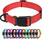 TagME Reflective Nylon Dog Collars, Adjustable Classic Pet Collar by TagME