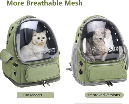 Cat Backpack Carrier, Breathable Cat Carrier Large Space Bubble Pet Backpack - Image 3