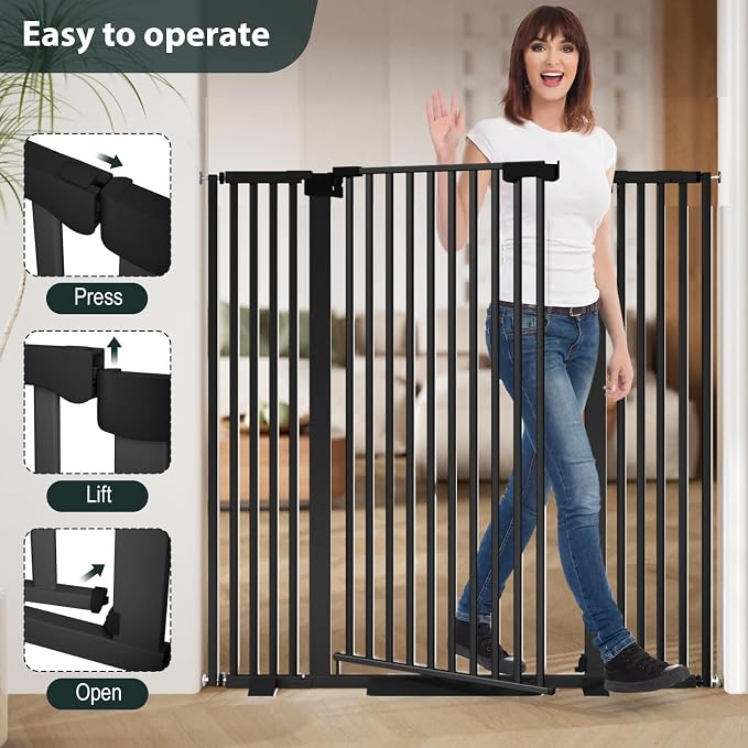 51'' Extra Tall Cat Gate 30-49.2'' Wide - Image 5